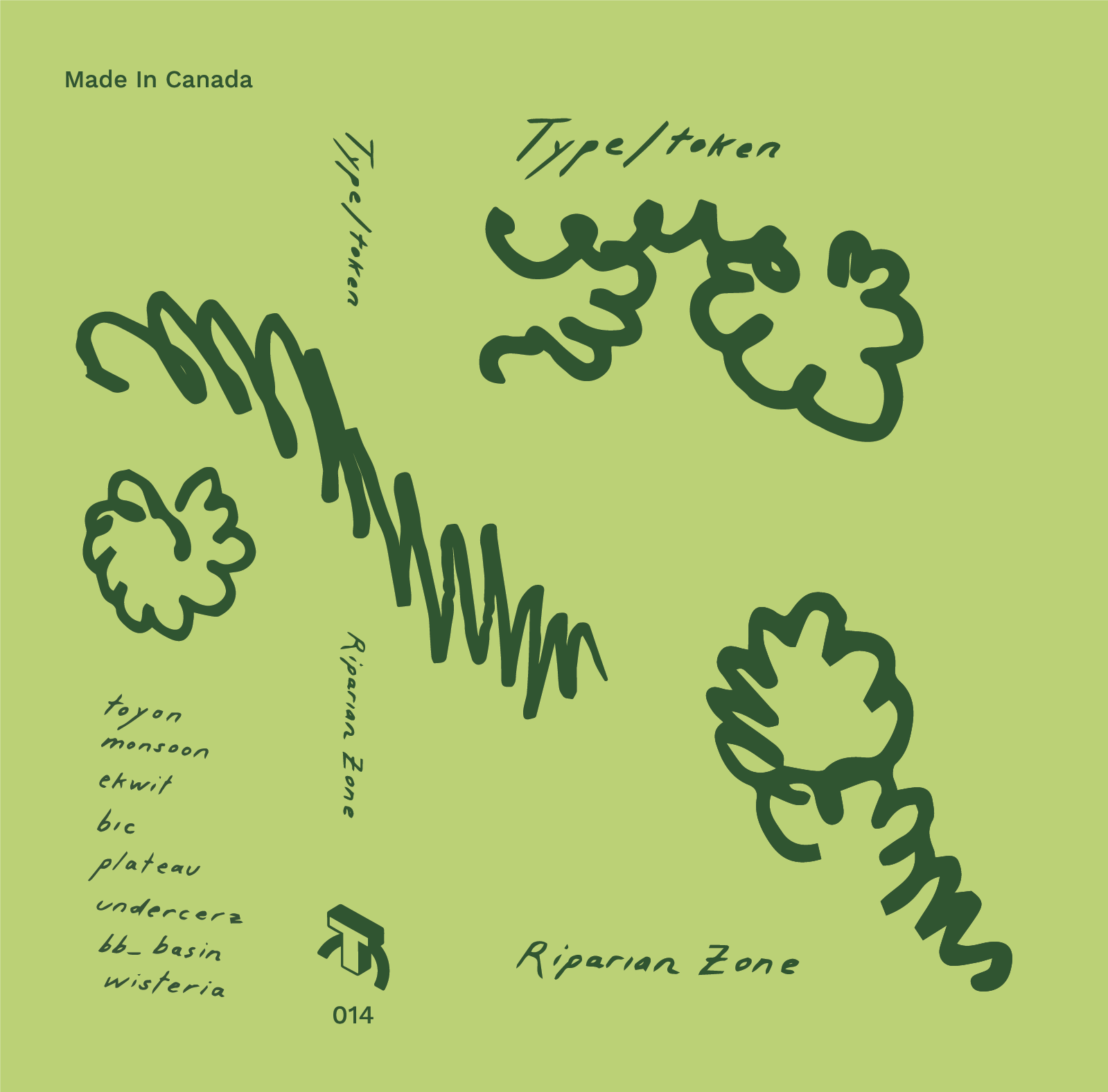 Cover art for type/token – Riparian Zone